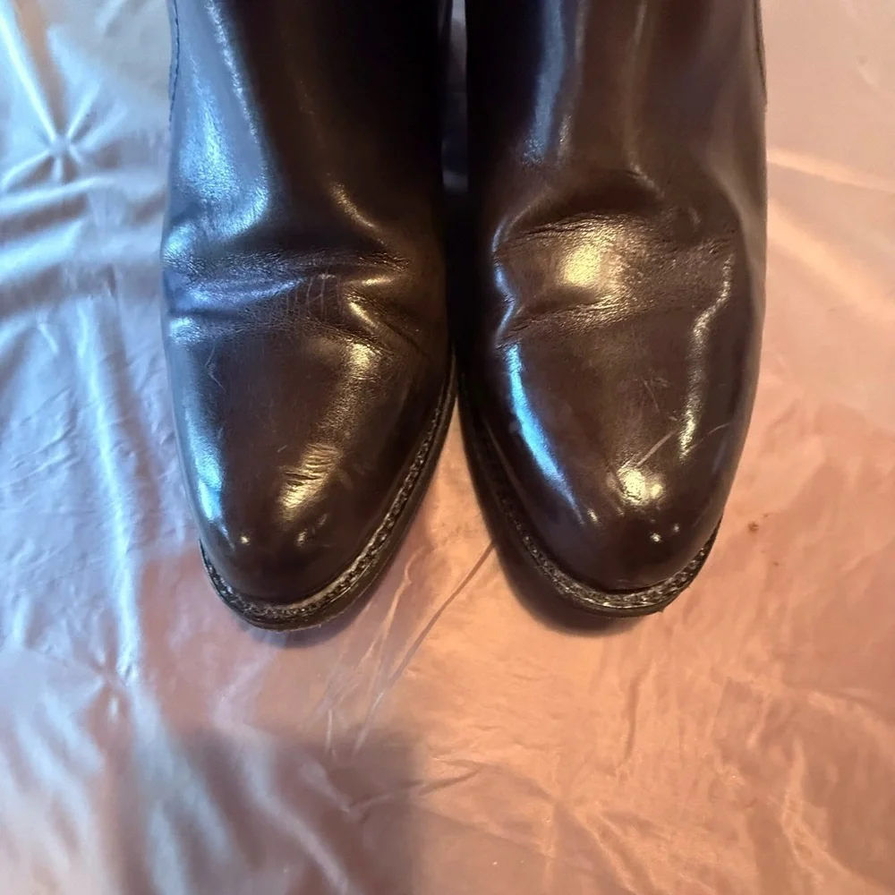 FRYE Dorado 77561 Brown Knee High Buckle Riding Boots Size 6.5 MSRP $598